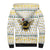 Oh Christmas Bee Bee Christmas Sherpa Hoodie Xmas Holiday Patterns - Wonder Print Shop