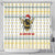 Oh Christmas Bee Bee Christmas Shower Curtain Xmas Holiday Patterns - Wonder Print Shop