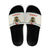 Oh Christmas Bee Bee Christmas Slide Sandals Xmas Holiday Patterns - Wonder Print Shop