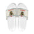 Oh Christmas Bee Bee Christmas Slide Sandals Xmas Holiday Patterns - Wonder Print Shop