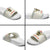 Oh Christmas Bee Bee Christmas Slide Sandals Xmas Holiday Patterns - Wonder Print Shop