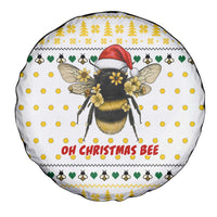 Oh Christmas Bee Bee Christmas Spare Tire Cover Xmas Holiday Patterns - Wonder Print Shop