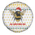 Oh Christmas Bee Bee Christmas Spare Tire Cover Xmas Holiday Patterns - Wonder Print Shop