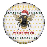 Oh Christmas Bee Bee Christmas Spare Tire Cover Xmas Holiday Patterns - Wonder Print Shop