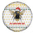 Oh Christmas Bee Bee Christmas Spare Tire Cover Xmas Holiday Patterns - Wonder Print Shop