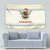 Oh Christmas Bee Bee Christmas Tapestry Xmas Holiday Patterns - Wonder Print Shop