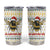 Oh Christmas Bee Bee Christmas Tumbler Cup Xmas Holiday Patterns - Wonder Print Shop