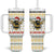 Oh Christmas Bee Bee Christmas Tumbler With Handle Xmas Holiday Patterns - Wonder Print Shop