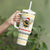 Oh Christmas Bee Bee Christmas Tumbler With Handle Xmas Holiday Patterns - Wonder Print Shop