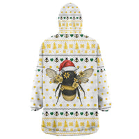 Oh Christmas Bee Bee Christmas Wearable Blanket Hoodie Xmas Holiday Patterns - Wonder Print Shop