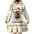 Oh Christmas Bee Bee Christmas Wearable Blanket Hoodie Xmas Holiday Patterns - Wonder Print Shop