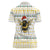 Oh Christmas Bee Bee Christmas Women Polo Shirt Xmas Holiday Patterns - Wonder Print Shop