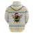 Oh Christmas Bee Bee Christmas Zip Hoodie Xmas Holiday Patterns - Wonder Print Shop