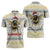 Oh Christmas Bee Bee Christmas Zipper Polo Shirt Xmas Holiday Patterns - Wonder Print Shop