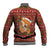 Oh For Fox Sake Christmas Baseball Jacket Xmas Holiday Patterns - Wonder Print Shop
