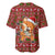 Oh For Fox Sake Christmas Baseball Jersey Xmas Holiday Patterns - Wonder Print Shop