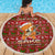 Oh For Fox Sake Christmas Beach Blanket Xmas Holiday Patterns - Wonder Print Shop