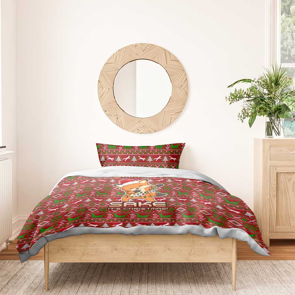 Oh For Fox Sake Christmas Bedding Set Xmas Holiday Patterns - Wonder Print Shop