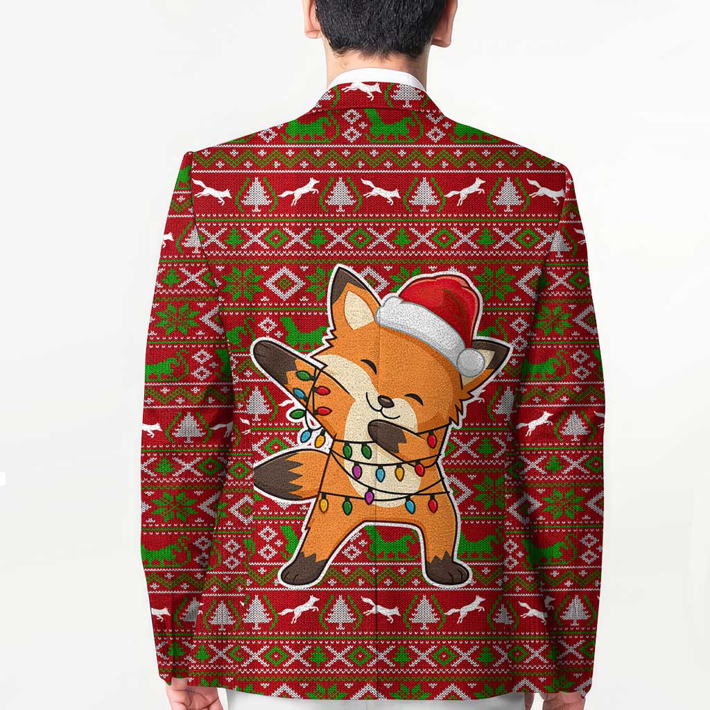Oh For Fox Sake Christmas Blazer Xmas Holiday Patterns - Wonder Print Shop