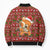 Oh For Fox Sake Christmas Bomber Puffer Jacket Xmas Holiday Patterns - Wonder Print Shop