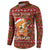 Oh For Fox Sake Christmas Button Sweatshirt Xmas Holiday Patterns - Wonder Print Shop