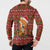 Oh For Fox Sake Christmas Button Sweatshirt Xmas Holiday Patterns - Wonder Print Shop