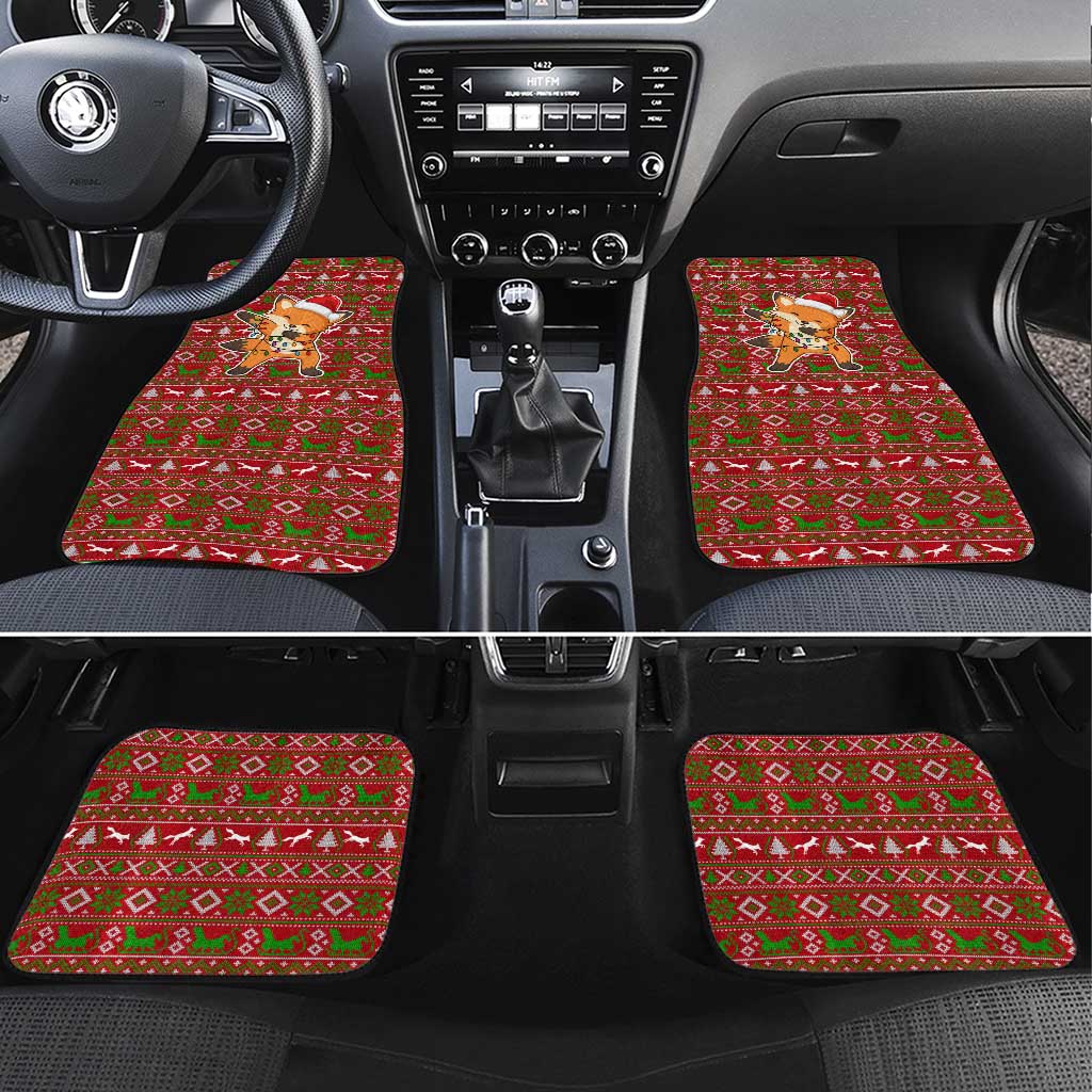 Oh For Fox Sake Christmas Car Mats Xmas Holiday Patterns - Wonder Print Shop