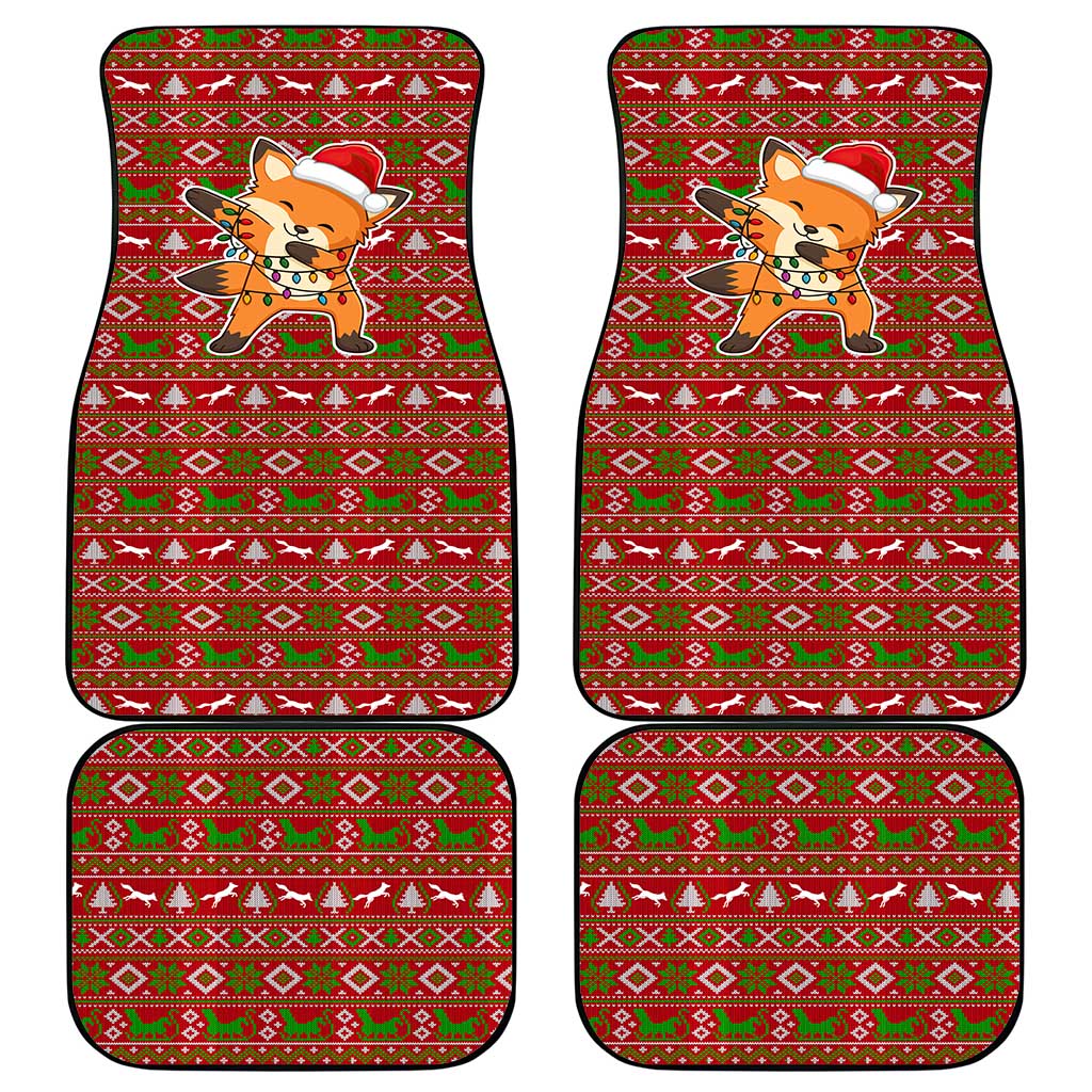 Oh For Fox Sake Christmas Car Mats Xmas Holiday Patterns - Wonder Print Shop
