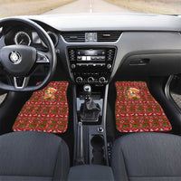 Oh For Fox Sake Christmas Car Mats Xmas Holiday Patterns - Wonder Print Shop