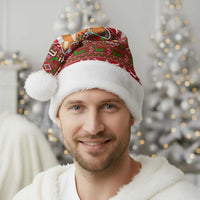 Oh For Fox Sake Christmas Santa Hat Xmas Holiday Patterns - Wonder Print Shop