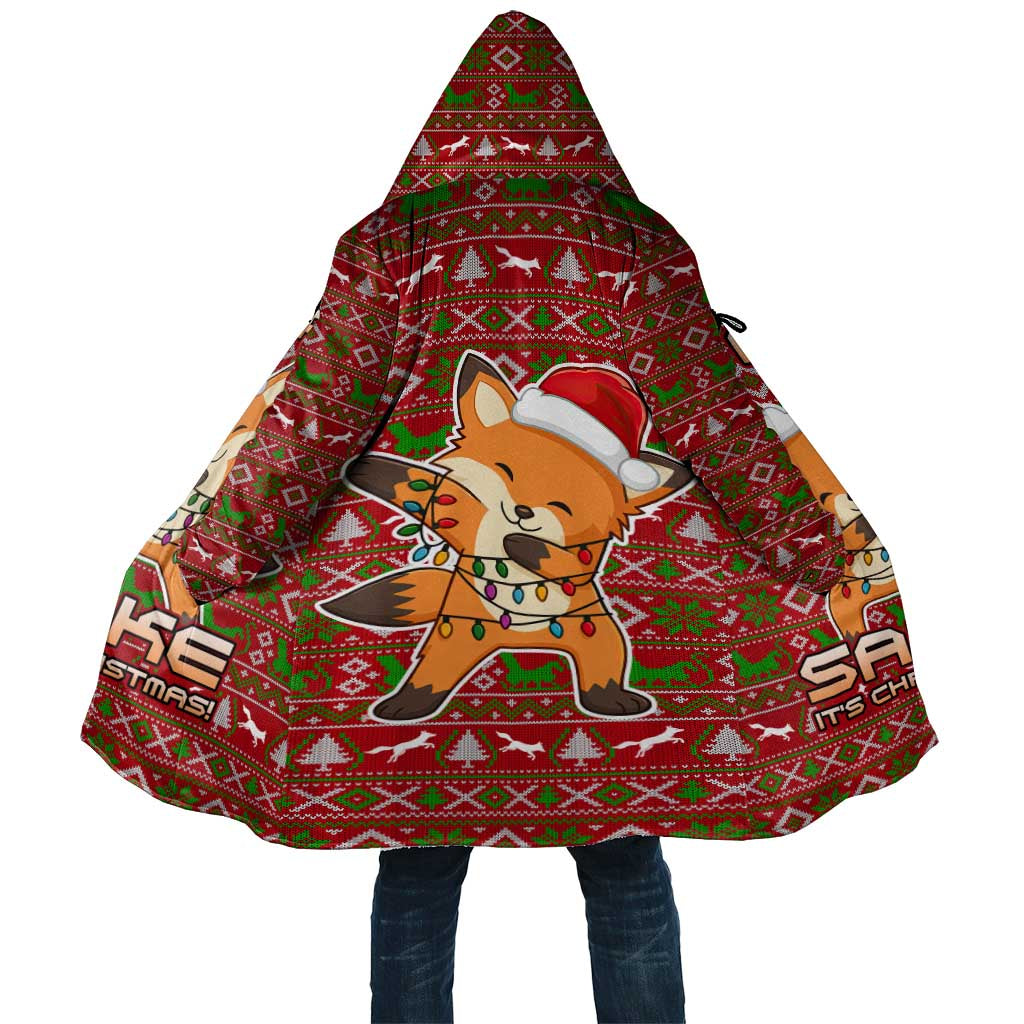 Oh For Fox Sake Christmas Cloak Xmas Holiday Patterns - Wonder Print Shop