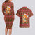 Oh For Fox Sake Christmas Couples Matching Long Sleeve Bodycon Dress and Hawaiian Shirt Xmas Holiday Patterns - Wonder Print Shop