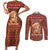 Oh For Fox Sake Christmas Couples Matching Short Sleeve Bodycon Dress and Long Sleeve Button Shirt Xmas Holiday Patterns - Wonder Print Shop
