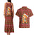 Oh For Fox Sake Christmas Couples Matching Tank Maxi Dress and Hawaiian Shirt Xmas Holiday Patterns - Wonder Print Shop