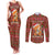 Oh For Fox Sake Christmas Couples Matching Tank Maxi Dress and Long Sleeve Button Shirt Xmas Holiday Patterns - Wonder Print Shop