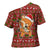Oh For Fox Sake Christmas Cross Shoulder Shirt Xmas Holiday Patterns - Wonder Print Shop