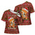 Oh For Fox Sake Christmas Cross Shoulder Shirt Xmas Holiday Patterns - Wonder Print Shop
