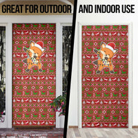 Oh For Fox Sake Christmas Door Cover Xmas Holiday Patterns - Wonder Print Shop