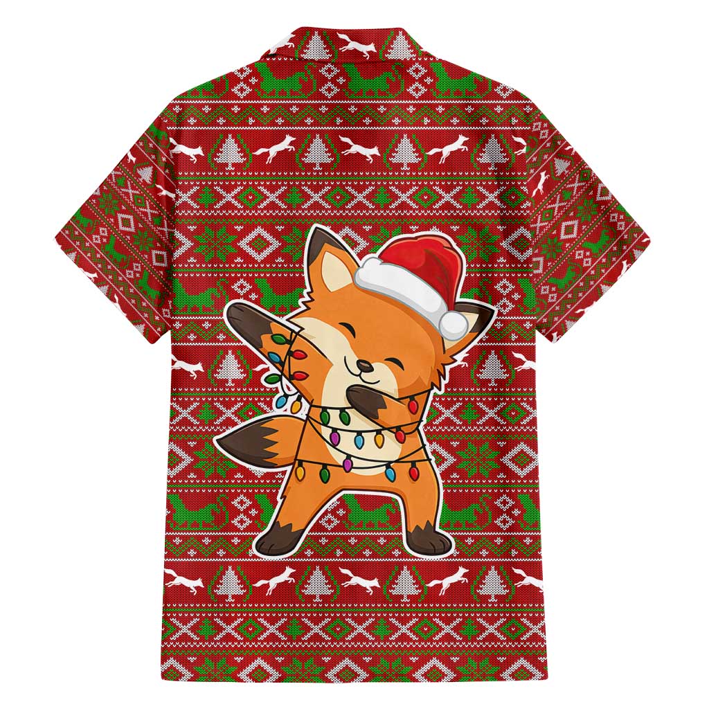 Oh For Fox Sake Christmas Family Matching Long Sleeve Bodycon Dress and Hawaiian Shirt Xmas Holiday Patterns - Wonder Print Shop