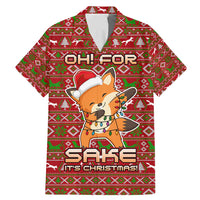 Oh For Fox Sake Christmas Family Matching Mermaid Dress and Hawaiian Shirt Xmas Holiday Patterns - Wonder Print Shop