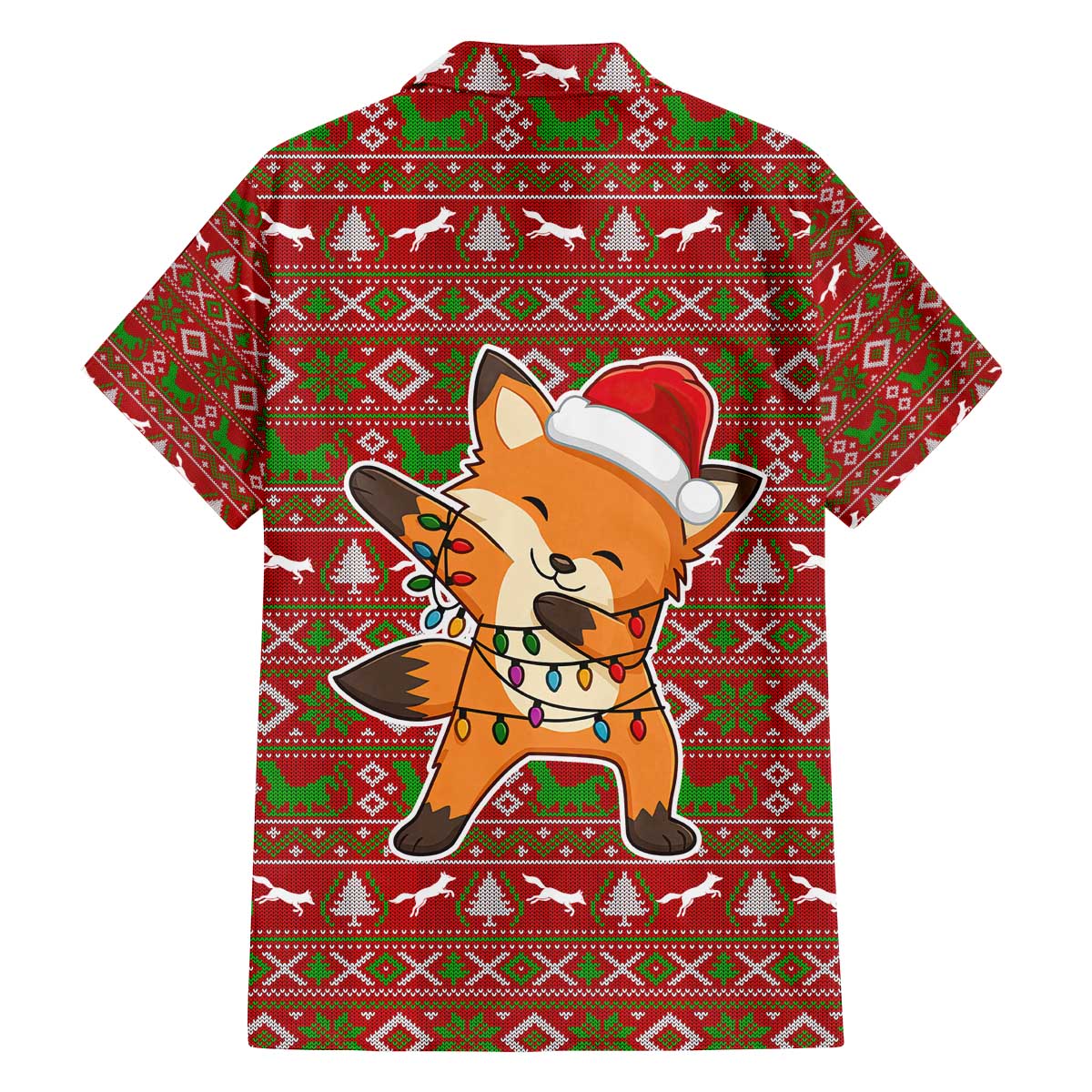 Oh For Fox Sake Christmas Family Matching Off The Shoulder Long Sleeve Dress and Hawaiian Shirt Xmas Holiday Patterns - Wonder Print Shop