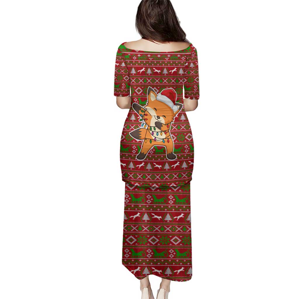 Oh For Fox Sake Christmas Family Matching Puletasi and Hawaiian Shirt Xmas Holiday Patterns - Wonder Print Shop