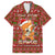 Oh For Fox Sake Christmas Family Matching Short Sleeve Bodycon Dress and Hawaiian Shirt Xmas Holiday Patterns - Wonder Print Shop