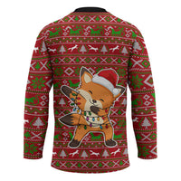 Oh For Fox Sake Christmas Hockey Jersey Xmas Holiday Patterns - Wonder Print Shop