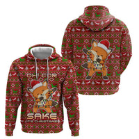Oh For Fox Sake Christmas Hoodie Xmas Holiday Patterns - Wonder Print Shop