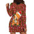 Oh For Fox Sake Christmas Hoodie Dress Xmas Holiday Patterns - Wonder Print Shop