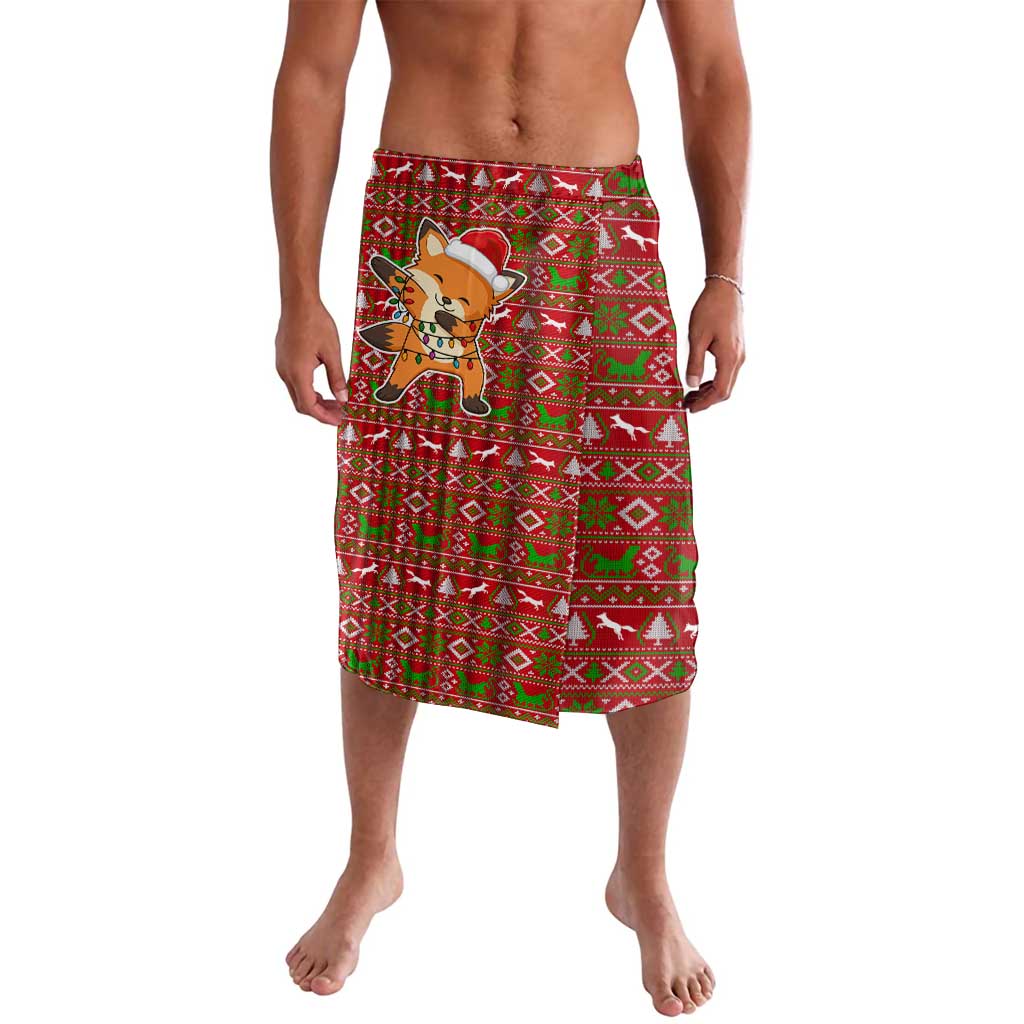 Oh For Fox Sake Christmas Lavalava Xmas Holiday Patterns - Wonder Print Shop