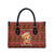 Oh For Fox Sake Christmas Leather Bag Xmas Holiday Patterns - Wonder Print Shop