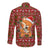 Oh For Fox Sake Christmas Long Sleeve Button Shirt Xmas Holiday Patterns - Wonder Print Shop