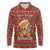 Oh For Fox Sake Christmas Long Sleeve Polo Shirt Xmas Holiday Patterns - Wonder Print Shop